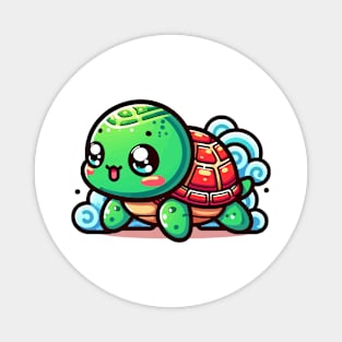 Funny Turtle Fantasy Magnet